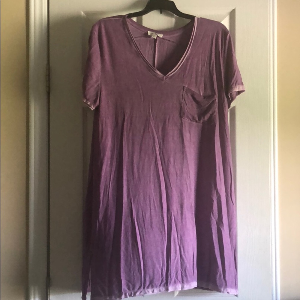 Women’s Umgee dress shirt tye dye purple size S